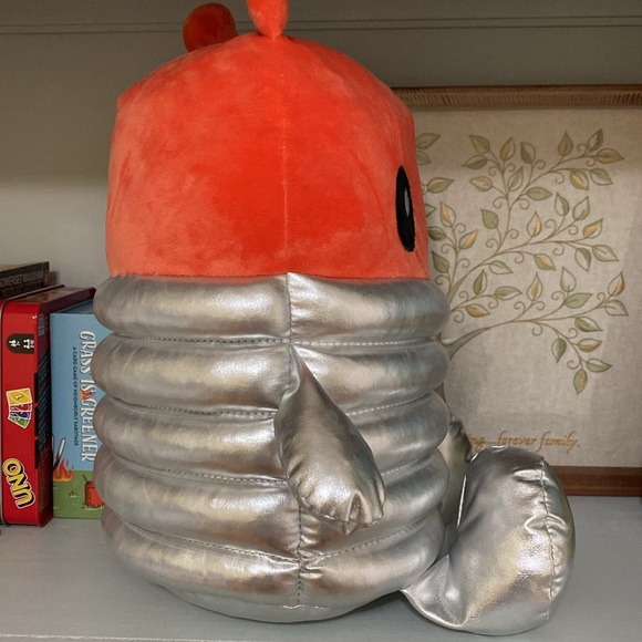 FINAL SALE!! Big Pillowfort Alien Suit Throw Pillow Robot Plush Stuffed Toy 12" - Picture 3 of 6